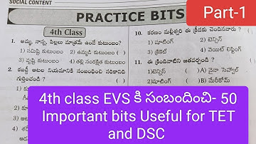 ||4th class||Important bits||Useful for TET and DSC #dsc #sgt#tsdsc #bits