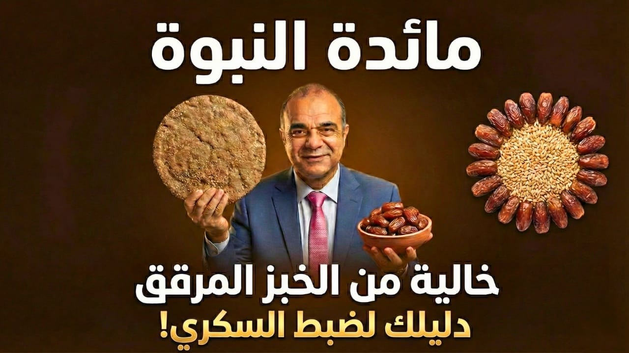 هل كان الخبز أساس حياة النبي ﷺ؟مائدة النبوة للوقاية من أمراض العصروضبط السكر