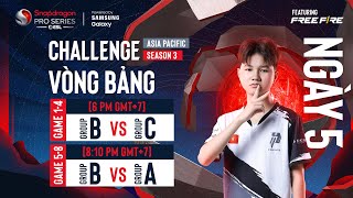 🔴 [VN] AP Free Fire | Snapdragon Mobile Challenge Group Stage | Season 3 Ngày 5 - Rikaki Co-Stream