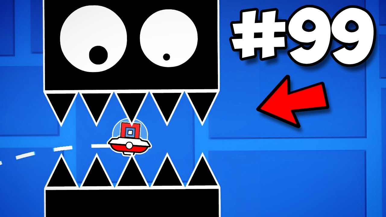 Playing 100 Impossible Geometry Dash Level! - YouTube