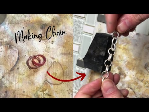How to make a basic silver chain | Jewelry Making