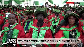 55TH CONVOCATION CEREMONY OF UNIV. OF NIGERIA, NSUKKA