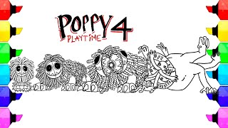 Yarnabe Color New Poppy Playtime Chapter 4 Coloring Pages How To Color New Characters ...