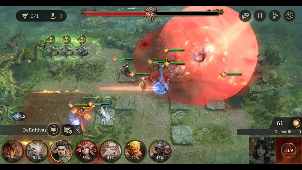 Trial of the Watchers Stage 16-17 90% auto No Ingrid Watcher of Realms.