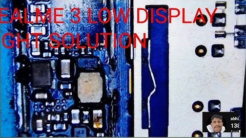 realme 3 low display light solution