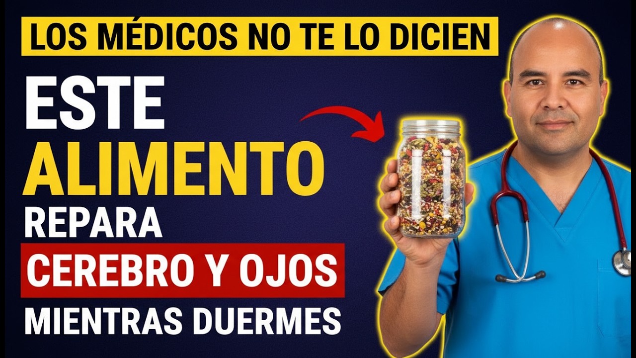 Mayores: 4 alimentos que reparan cerebro y visión mientras duermes | Dr. Luis Cueva