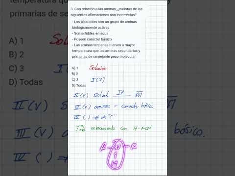 Aminas primarias #quimica #preuniversitario #cepuunjbg #admision 