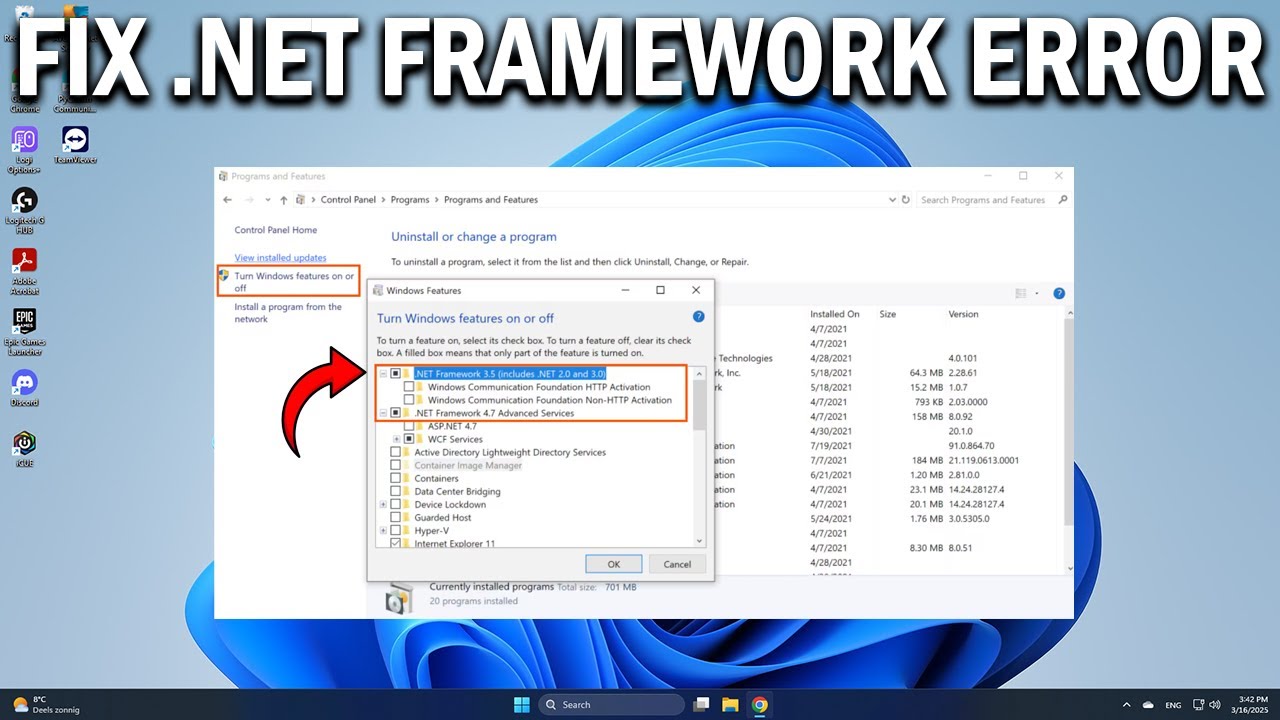 How To Repair NET Framework on Windows 10 & 11 - Easy Fix - YouTube