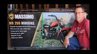 Costco's MB 200 Mini Bike Review and unboxing.