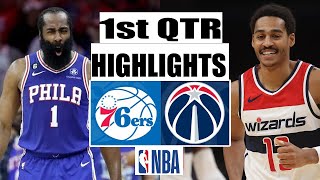 Philadelphia 76ers Vs Washington Wizards Game 1st QTR Highlights | December 11, 2023