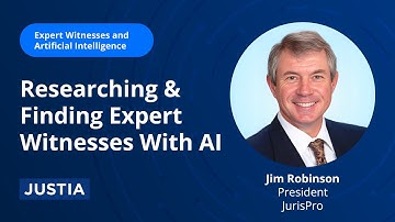 Researching & Finding Expert Witnesses With AI | Expert Witnesses and Artificial Intelligence 2/3