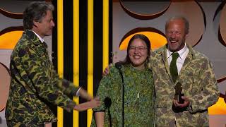 Nalu Apassingok Accepts the Peabody for One with the Whale