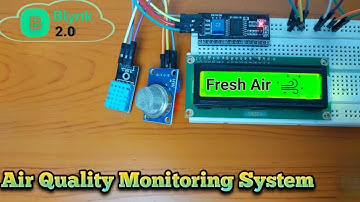 How to Monitor Air Quality | Air Quality Monitoring System | ESP8266 | Blynk IOT Projects