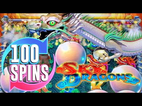 **NEW SERIES** 100 SPINS on SKY DRAGONS