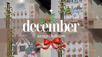 December Savings Challenge Bundle Week 1 | Cash Stuffing