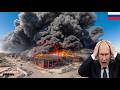 30 minutes ago! Russian weapons depot was blown up by an 8-ton bomb dropped by US F-35 and F-16 jets