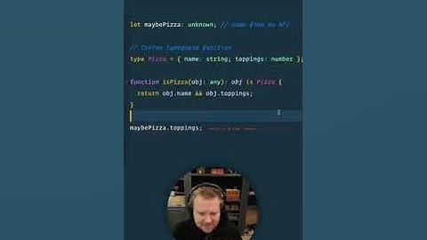 🔥 You can create a Type Guard in TypeScript by using the `is` keyword in a functions return type.