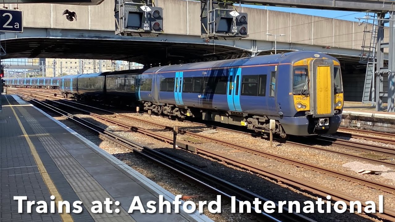 Trains at Ashford International - 04.04.2023