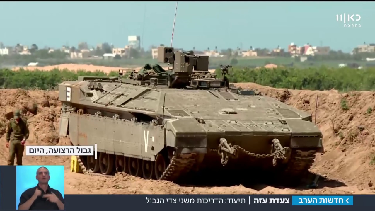 תיעוד: דריכות משני צדי גבול רצועת עזה