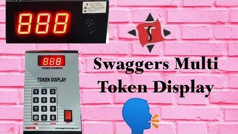 Swaggers multi Token display system