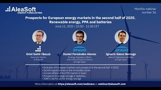 Prospects for European energy markets in the second half - 2025. Renewable energy, PPA and batteries