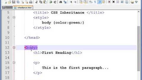 CSS tutorial for beginners - CSS Inheritance video lecture-04