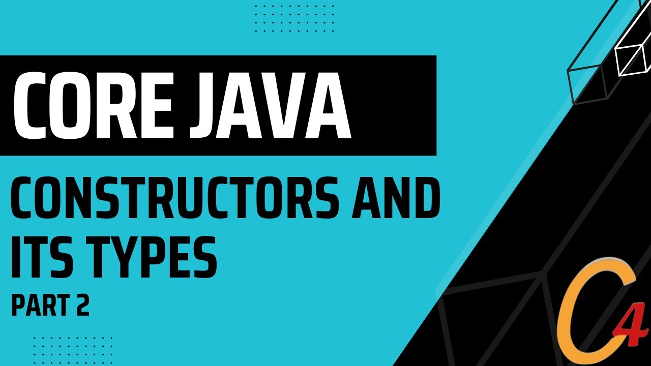 007 CONSTRUCTORS AND ITS TYPES - PART 02 - YouTube