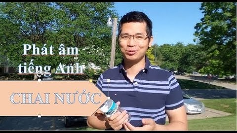 Cái bình nước tiếng anh là gì năm 2024