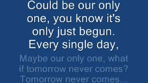 Nickelback  Never Gonna Be Alone lyrics vid