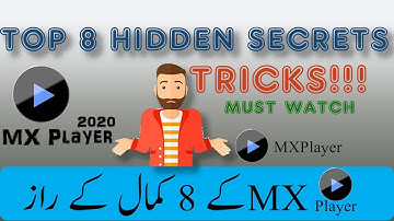 MX Player Top 8 Hidden Secrets 2020 | MX Player Secret Settings | MX Player Tips And Tricks