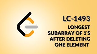 Leetcode 1493 | Longest Subarray of 1's After Deleting One Element | Hindi | Java