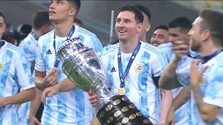 Lionel Messi vs Brazil (FINAL) Copa América 2021 - English Commentary | HD 1080i
