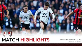 Fulham 2-2 Bournemouth | Premier League Highlights | Points Shared In SW6