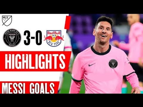 L. Messi first Goal for inter Miami Vs Red bull Fc |