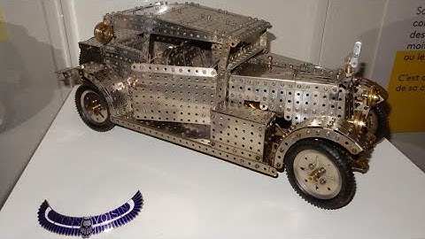 Voisin C11 Scale 1/10 Meccano Model Car Sophisticated and Beautiful