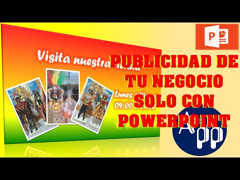 PUBLICIDAD DE TU NEGOCIO SOLO CON POWERPOINT
