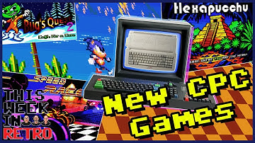 New CPC Games - Heavy Metal Computing - 1980s Space Shooters - This Week In Retro 244