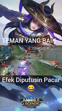 EFEK DIPUTUSIN PACAR 😂. Lagi musim ni player diputusin Pacar 🤣. #shorts #mobilelegends