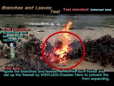 Wildfire solutions - Branches and Leaves Test