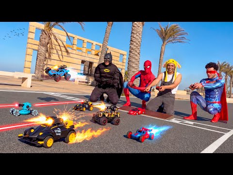 فيلم سباق العربيات الخارقه اسبيدرمان سوبرمان باتمان السلسيلي