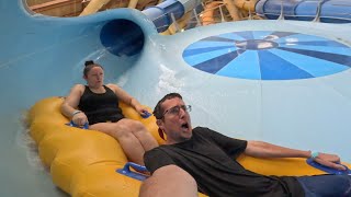 River Racer saucer water slide at Great Wolf Lodge in Mason, Ohio (February 12th, 2024)