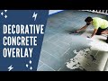 Resurfacing a Concrete Patio with a Faux Slate Overlay - Full Tutorial