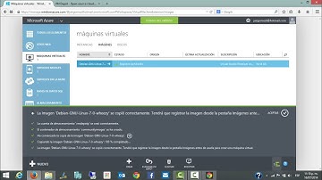 Crear maquina virtual con Debian 7 en Microsoft Azure