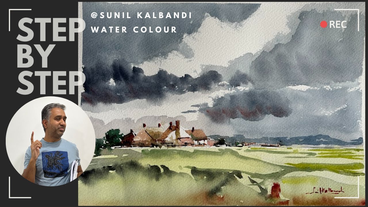Simple Beautiful Landscape in Watercolour for you to Paint : Beginners ...