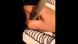 Demo drawing Op art
