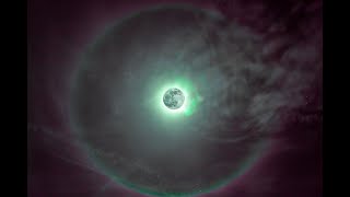 Moon before longest partial eclipse 19 November 2021.