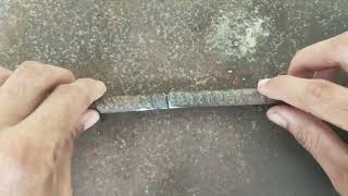 How to iron method rebar for welding tips