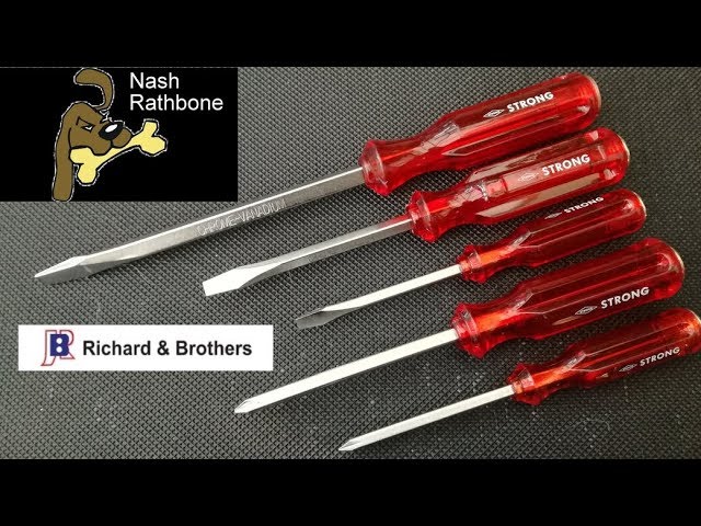 Details about   Round Handle Screwdriver Parts Repair Tools 5 Styles Hardware Silver Worker O3 