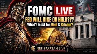 NBS SPARTAN LIVE | FOMC TRADE | GOLD CRASH ?