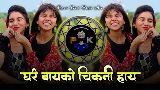 Ghari Bayko Chikni Hay - Instagram Trending Marathi Song - Tapori Dhol Chali Mix - Dj Krishna Prem